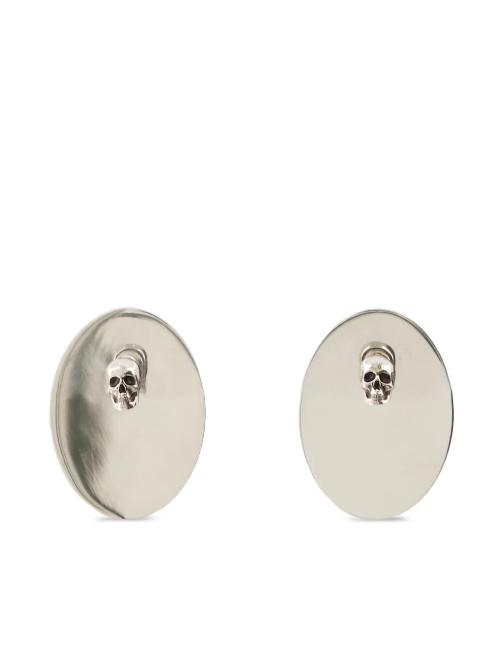 Alexander McQueen The Faceted Stone oorbellen - Zilver