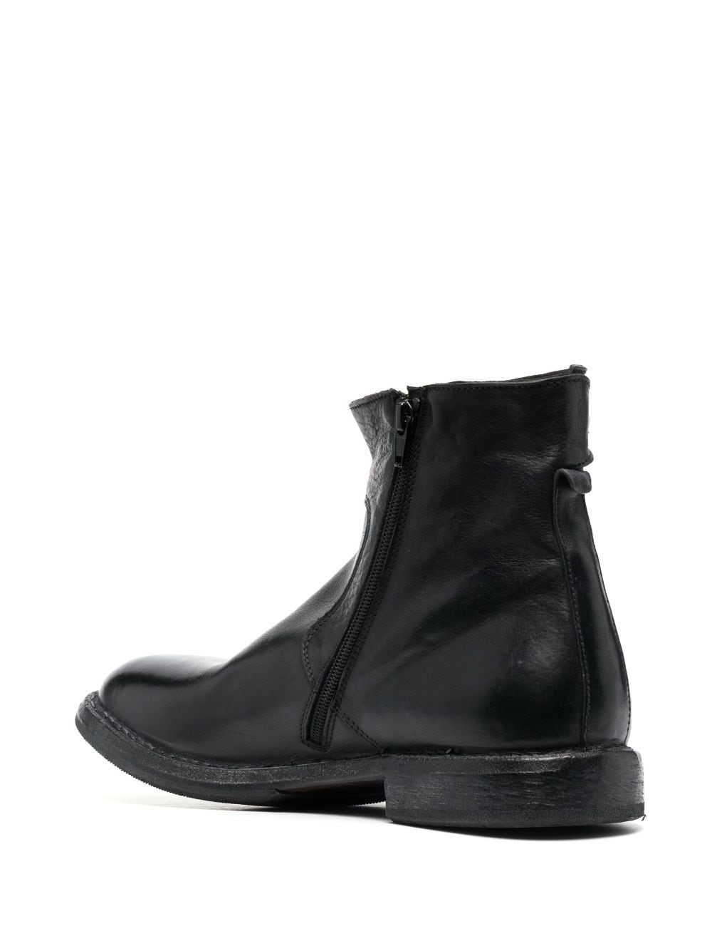 Shop Moma Smooth-grain Leather Boots In Black