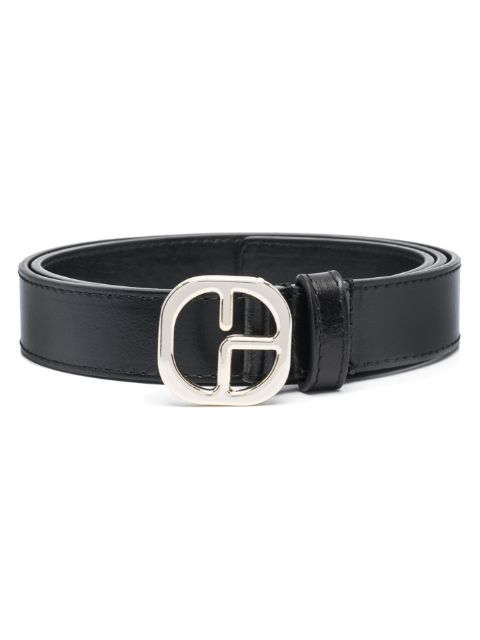 Claudie Pierlot logo-buckle leather belt 