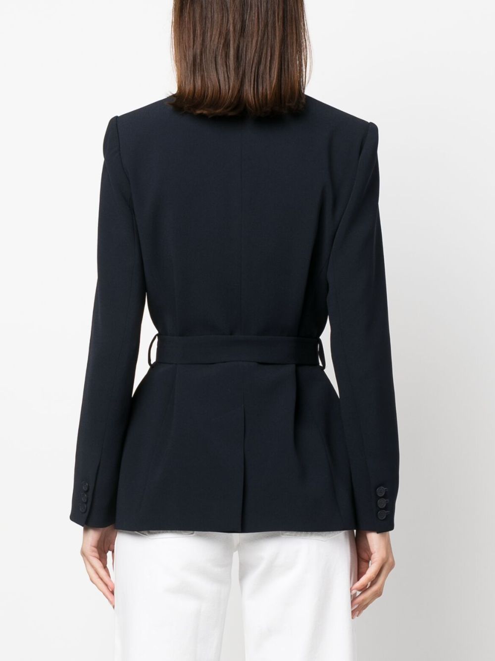 Affordable Balmain double-breasted belted blazer Women