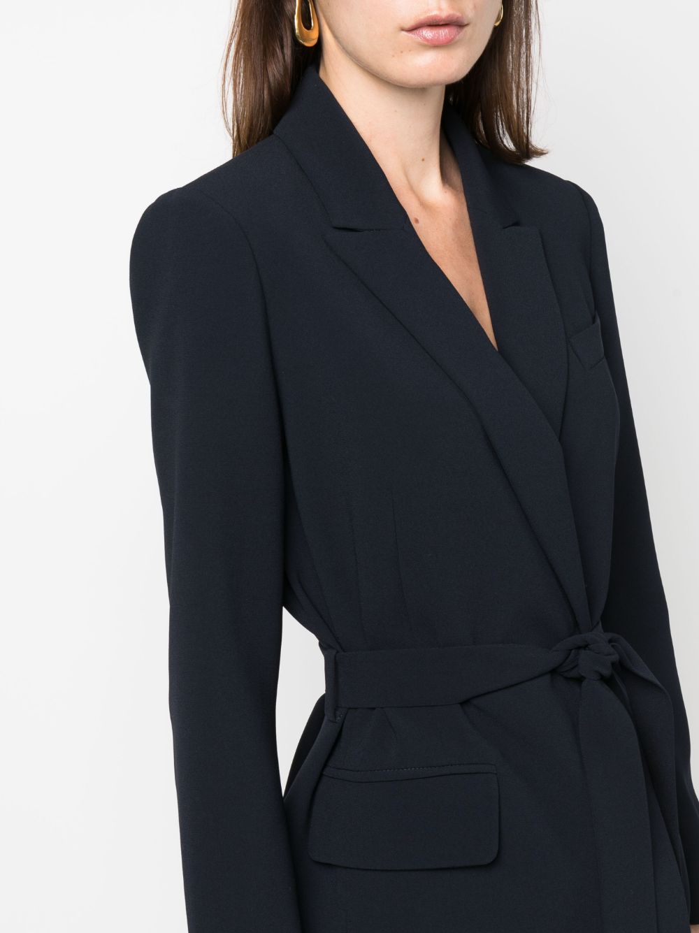 Affordable Balmain double-breasted belted blazer Women