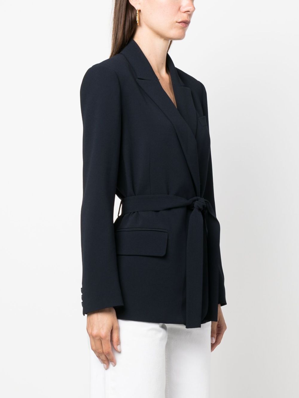 Affordable Balmain double-breasted belted blazer Women