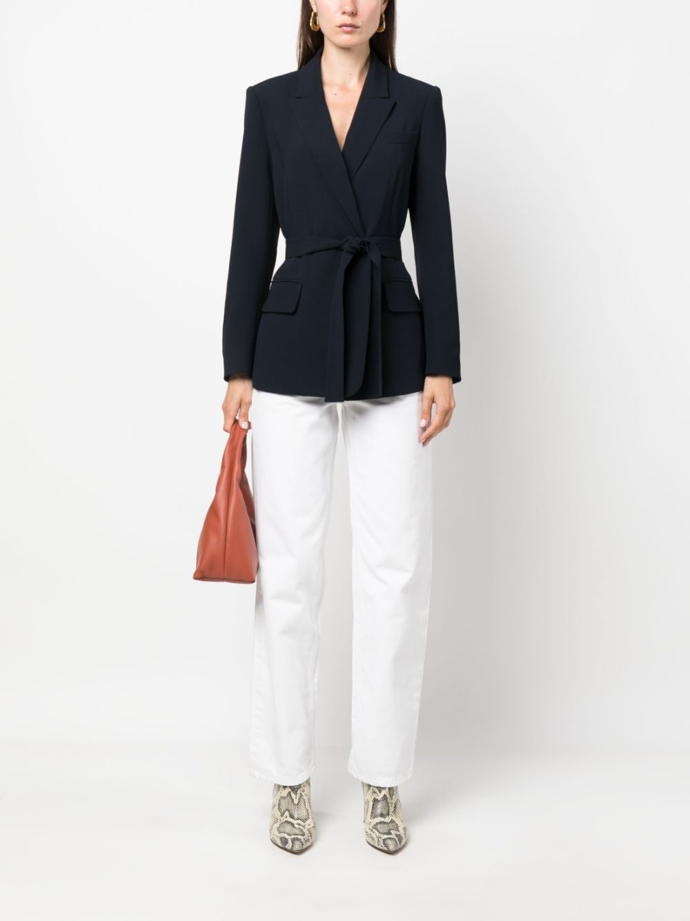 Image 2 of Claudie Pierlot double-breasted belted blazer