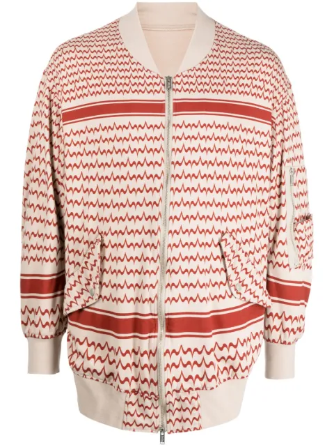 Undercover sudadera con estampado gráfico y cierre