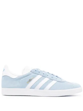 Pale blue clearance gazelle suede trainers