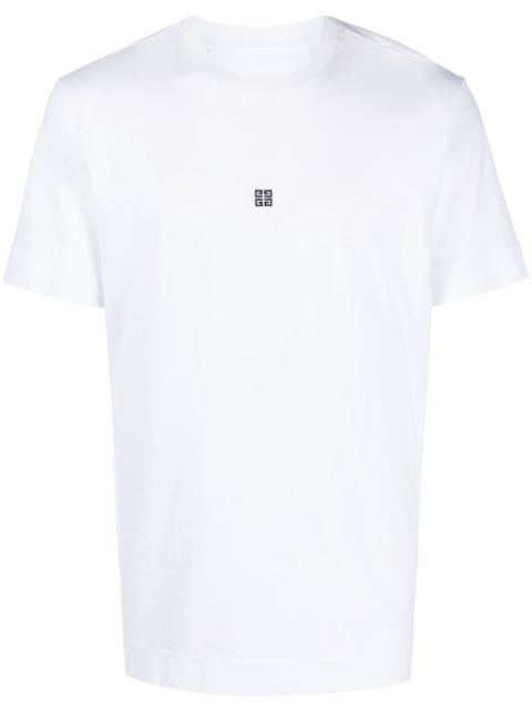 Givenchy logo-embroidered cotton T-shirt Men