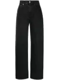 LouLou de Saison dark-wash wide-leg jeans - Black