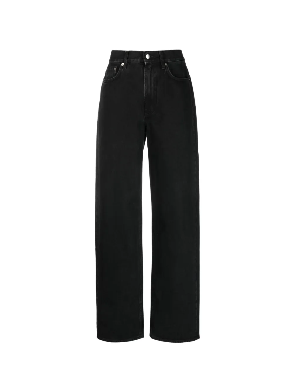 LouLou de Saison dark-wash wide-leg jeans – Black