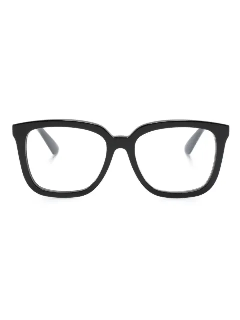 Gucci Eyewear lentes con armazón cuadrada y placa del logo