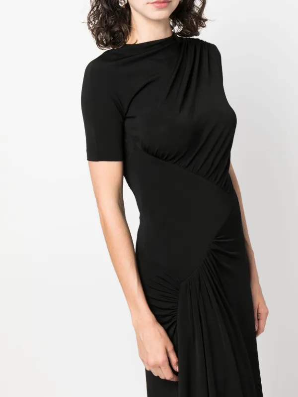 【送料&関税込】Givenchy Black Stretch Cotton Dress Givenchy Long Slip Dress in Black | FWRD