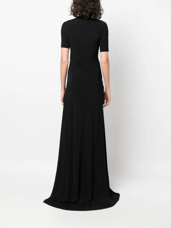 【送料&関税込】Givenchy Black Stretch Cotton Dress Givenchy Graphic Neck Dress | Black | FARFETCH JO
