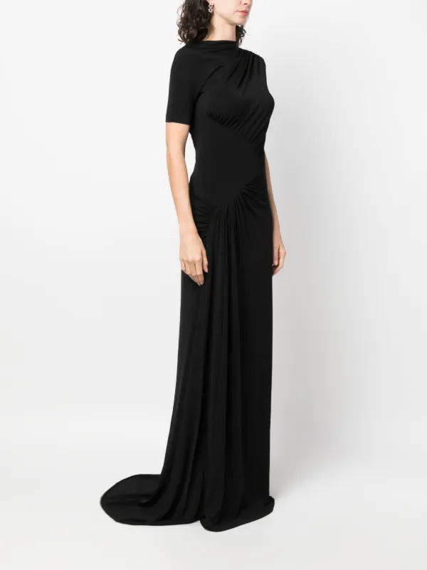 【送料&関税込】Givenchy Black Stretch Cotton Dress Givenchy Long Slip Dress in Black | FWRD
