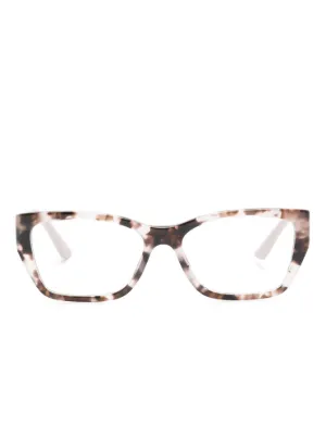Prada Eyewear キャットアイ眼鏡フレーム | ピンク | FARFETCH JP