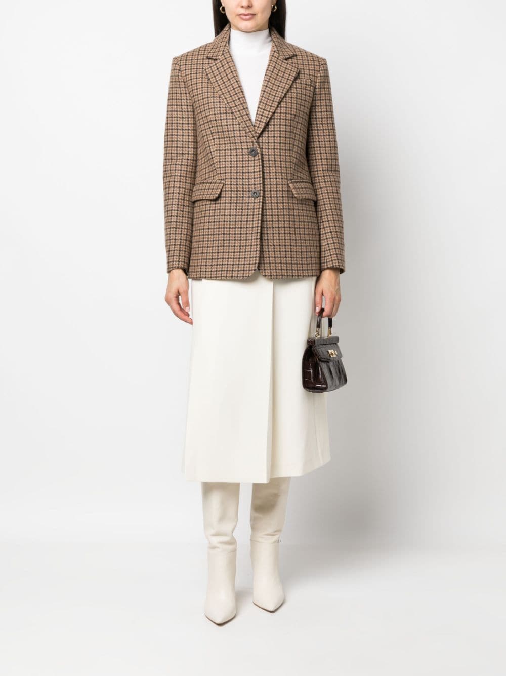 Claudie Pierlot Geruite blazer - Beige