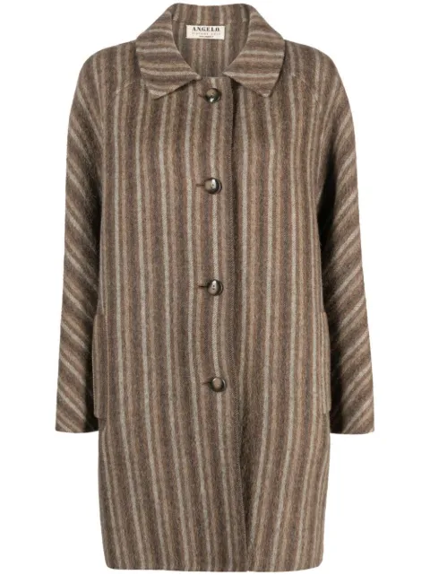 A.N.G.E.L.O. Vintage Cult 1960s striped wool midi coat