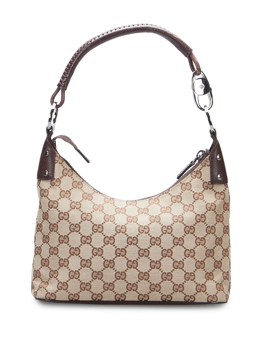 Gucci Pre-Owned GG canvas shoulder bag - Bruin