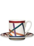 Missoni Home Nastri set-of-six coffee cups - White