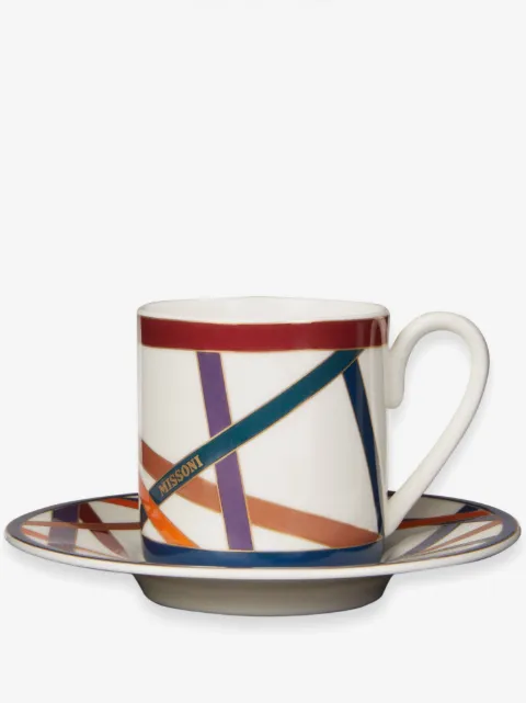 Missoni Home Nastri set-of-six coffee cups