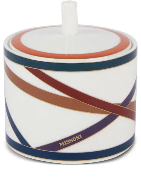 Missoni Home Nastri graphic-print sugar pot