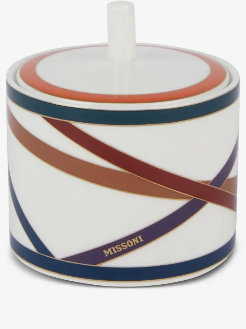 Missoni Home сахарница Nastri с графичным принтом