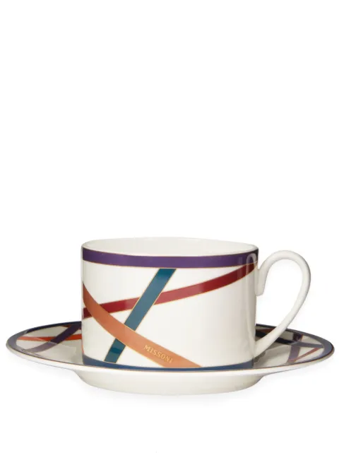 Missoni Home Nastri set-of-six teacups