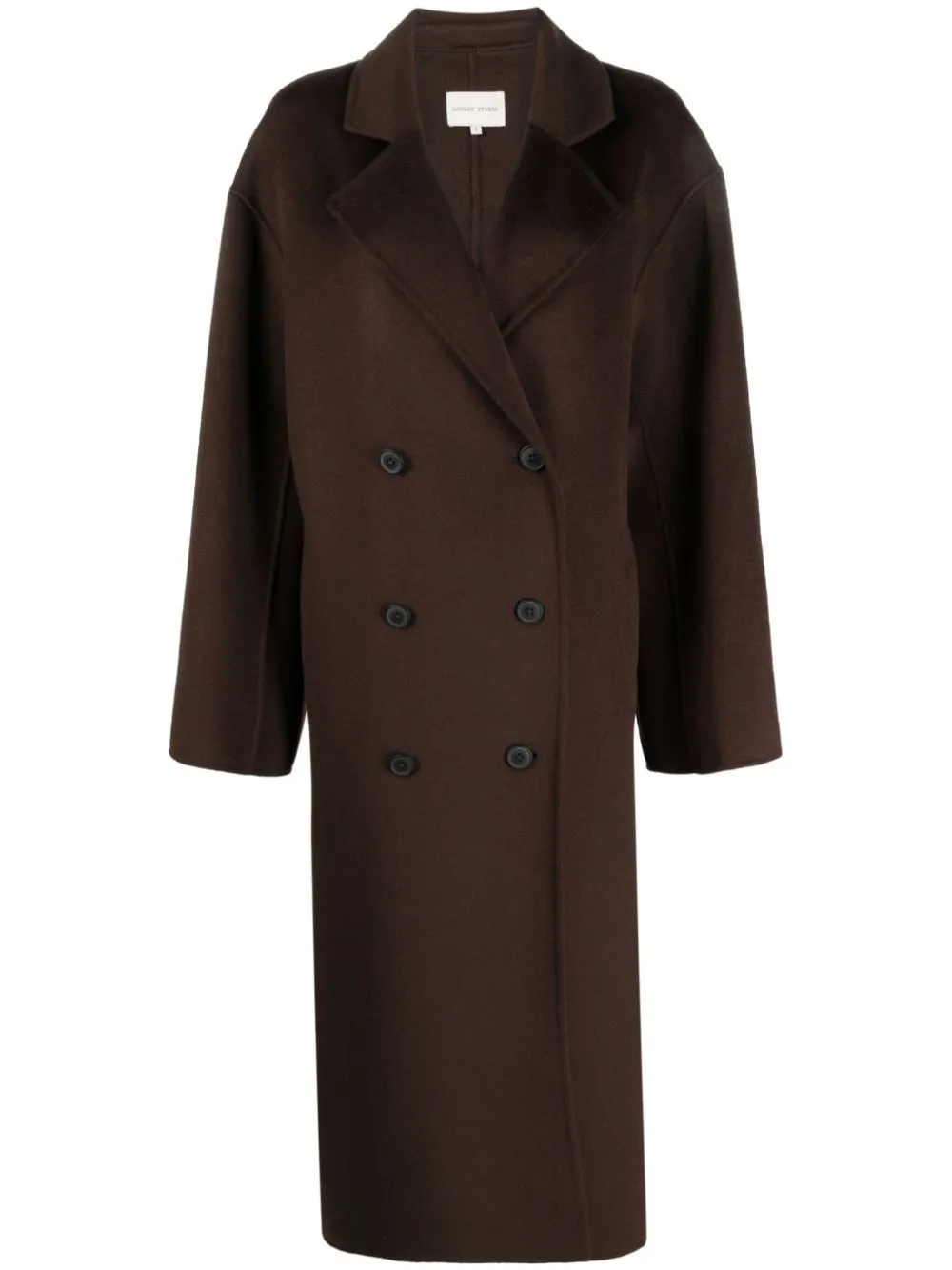 LOULOU STUDIO NOTCHED-LAPEL DOUBLE-BREASTED COAT