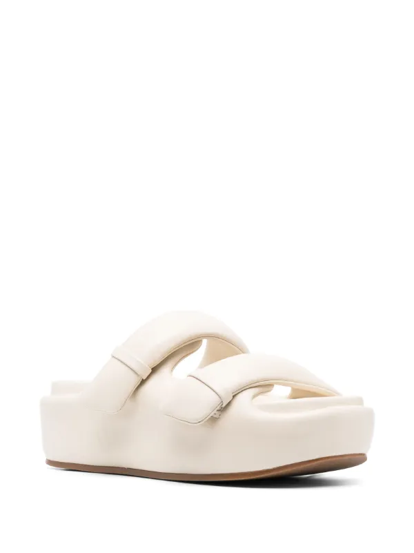 Ash Zeta Leather Platform Sandals Farfetch
