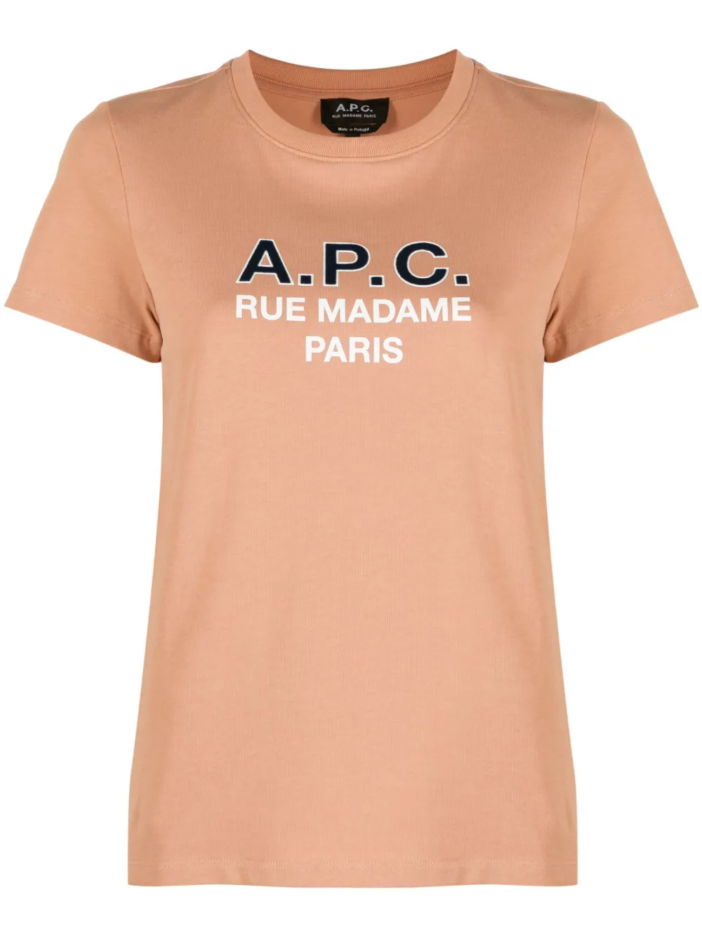 A.P.C. Madame logo-print cotton T-shirt - Pink