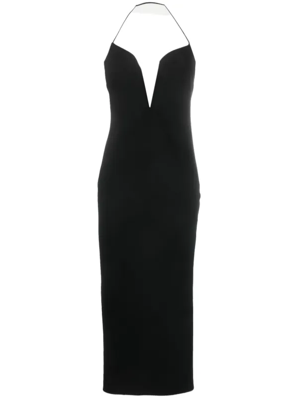 givenchy maxi dress Givenchy 4G Crystal-Embellished Dress, 36 / Black