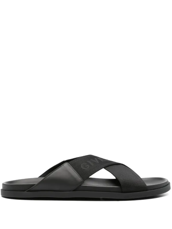 Givenchy G Plage crossover strap Sandals Black FARFETCH JO