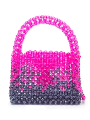 トートバッグ GERMANIER Beaded hobo bag - Germanier - Beads - Green/Black Germanier