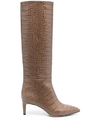 paris texas croc boots brown