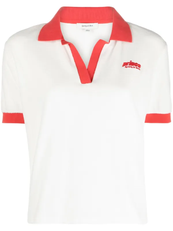 Tシャツ・カットソー Sporty & Rich Women's Prince Short Sleeve Polo PO521KE 20289784_50351806_600.jpg