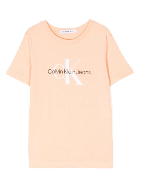 Calvin Klein Kids logo-print short-sleeve T-shirt