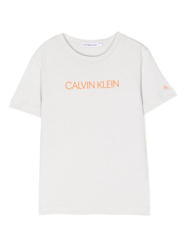 Calvin Klein Kids logo-print Cotton T-shirt - Farfetch