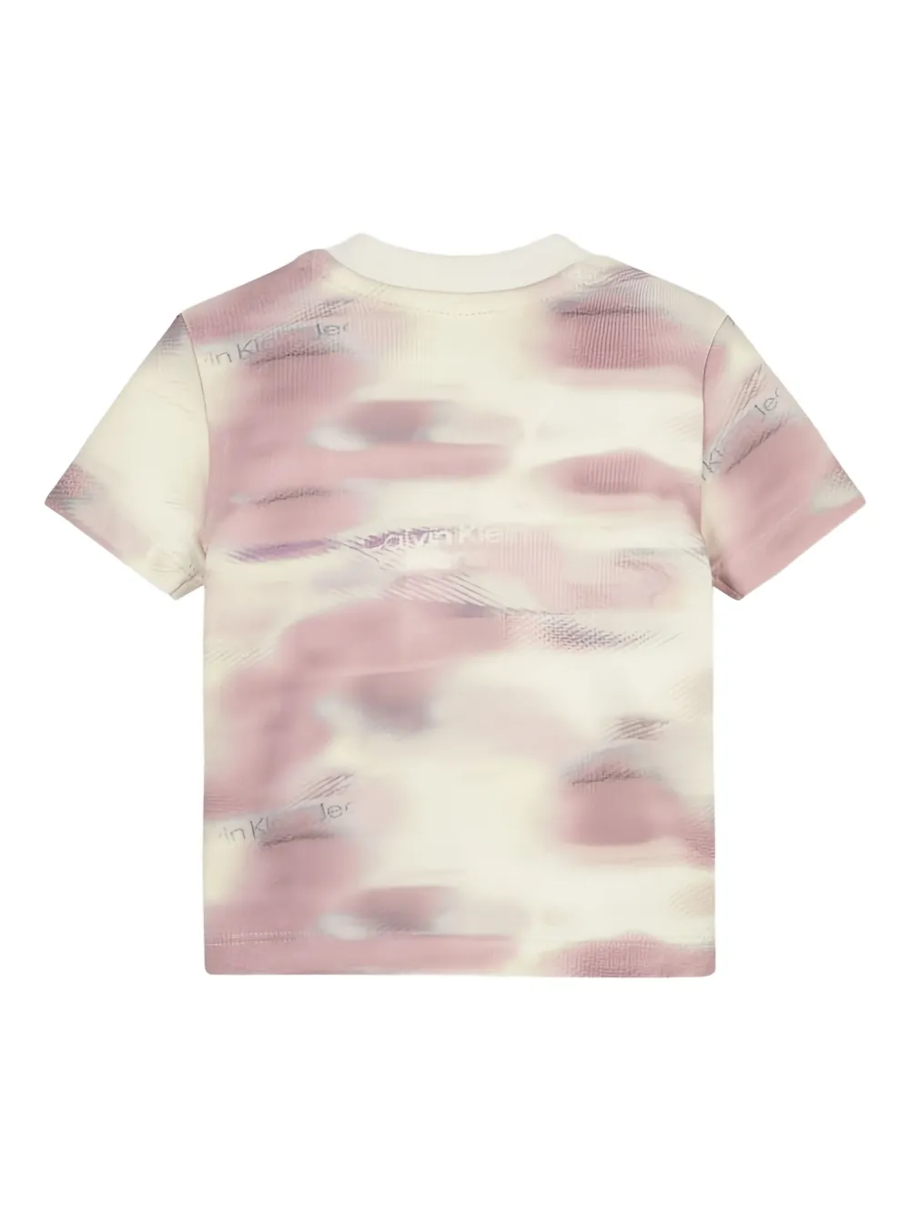 Calvin Klein Tie Dye Short-sleeve T-shirt In Multi