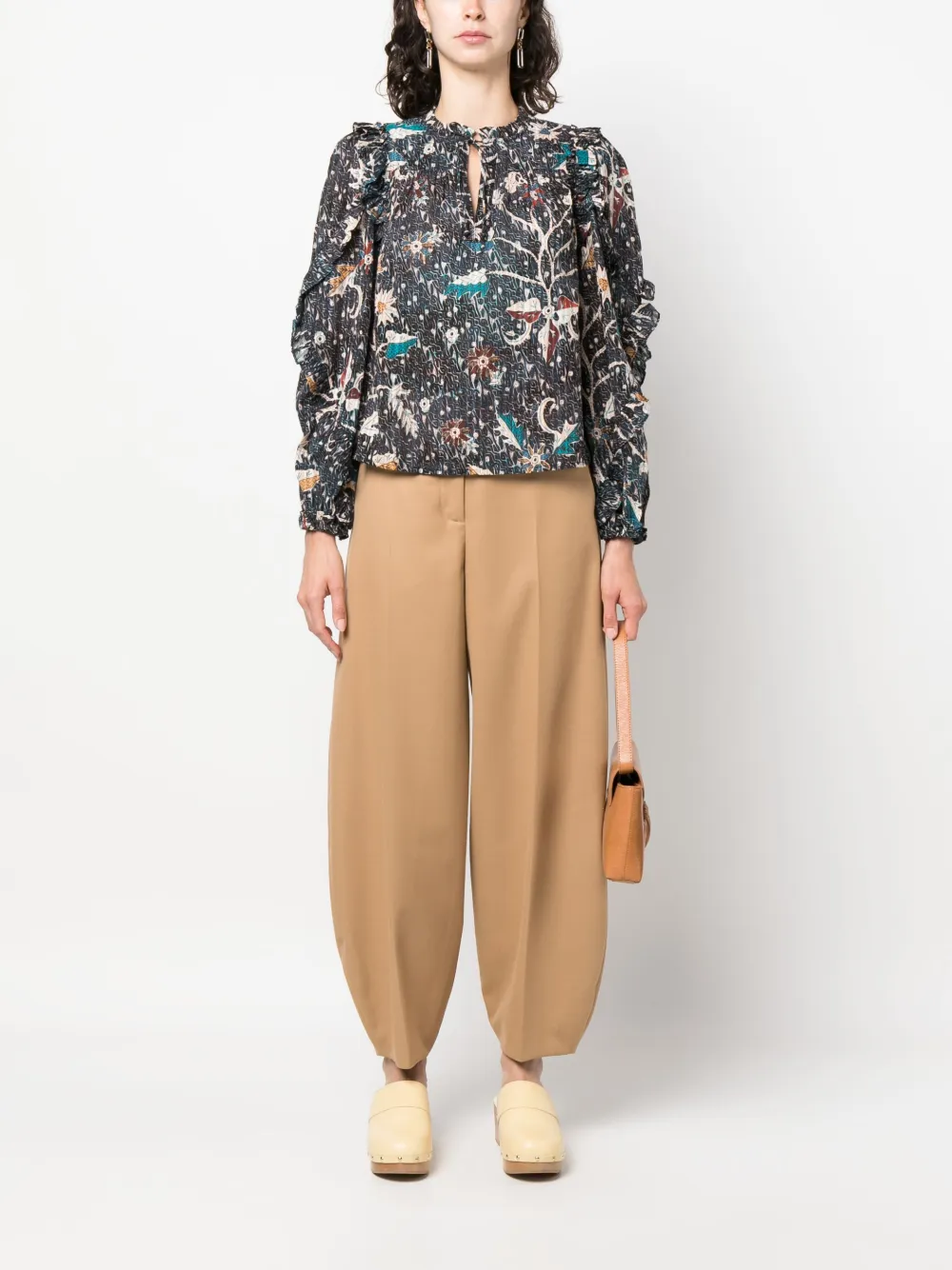 Ulla Johnson Blouse met bloemenprint - Blauw