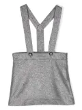 Chiara Ferragni Kids adjustable shoulder-straps skirt - Grey