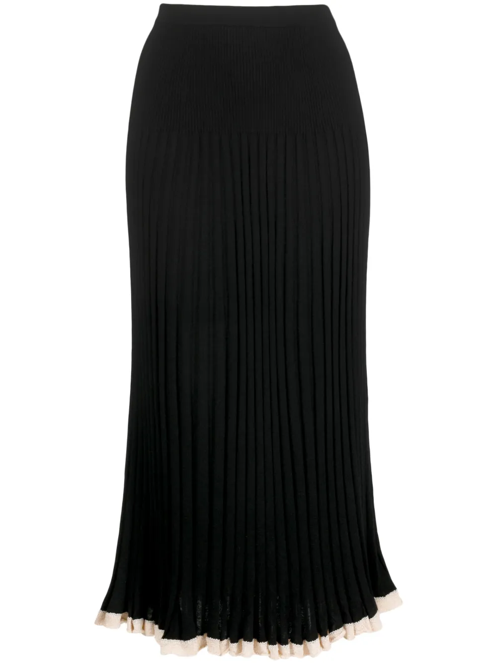 Proenza Schouler Ribbed Skirt Skirts Black In Black