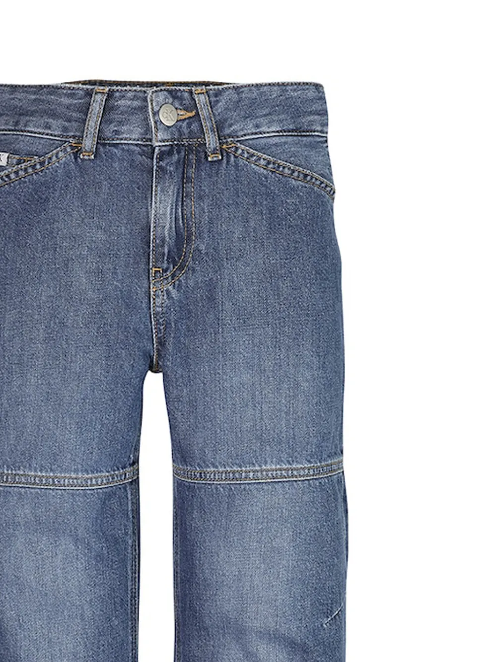 Calvin Klein Kids Jeans met vlakken Blauw