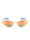Marine Serre x Vuarnet Injected Visionizer mirrored sunglasses - White