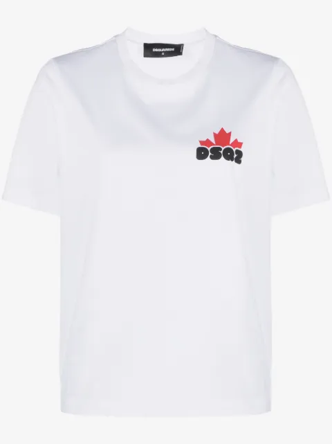 DSQUARED2 logo-print cotton T-shirt