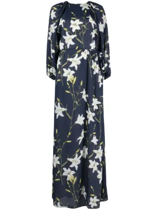 knee length dresses for ladies Bernadette Floral Tulip Dress