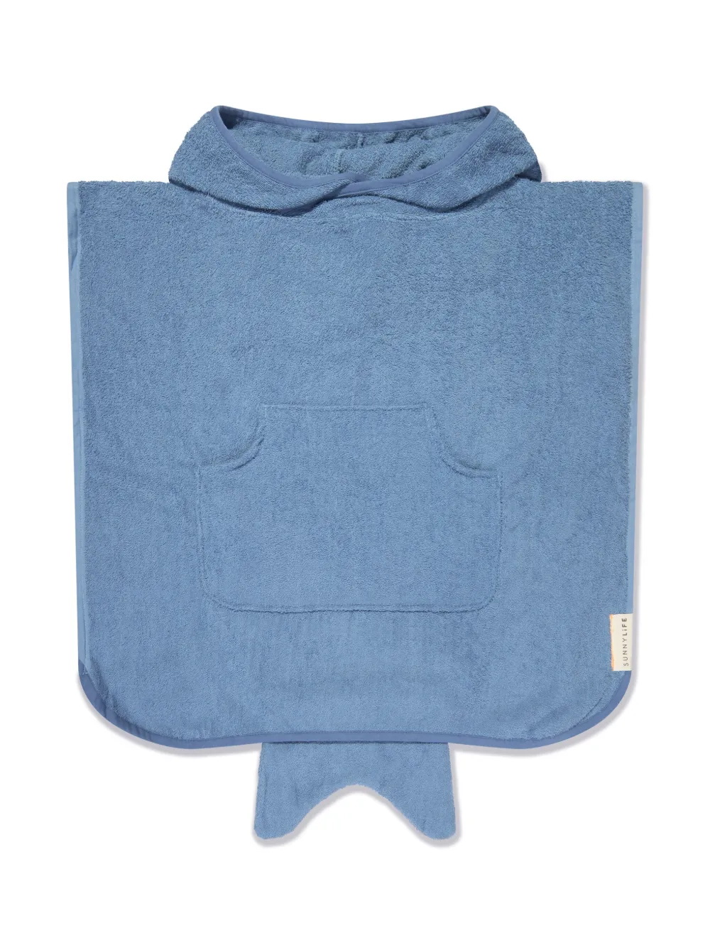 Sunnylife Kids Shark Tribe hooded towel - Blauw