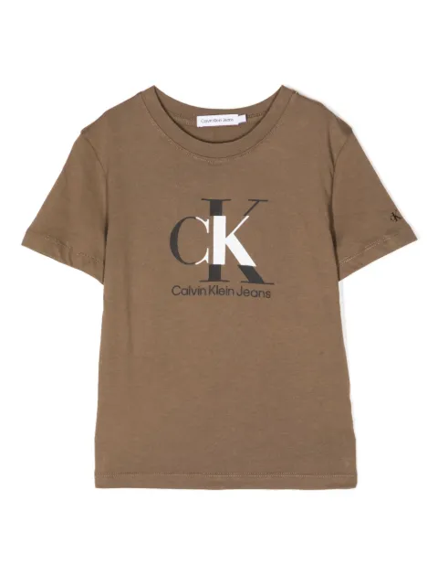 Calvin Klein Kids logo-print cotton T-shirt