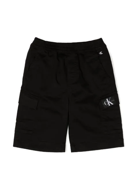 Calvin Klein Kids logo-patch bermuda shorts