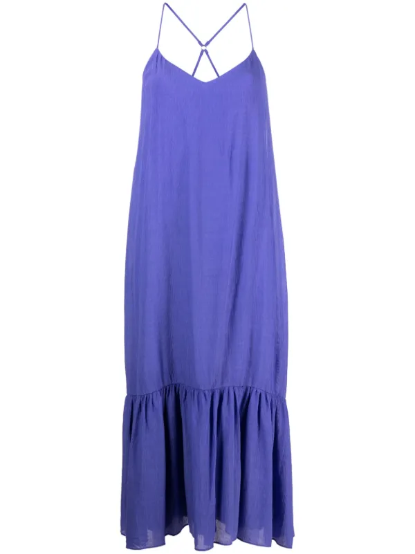 purple dkny dress