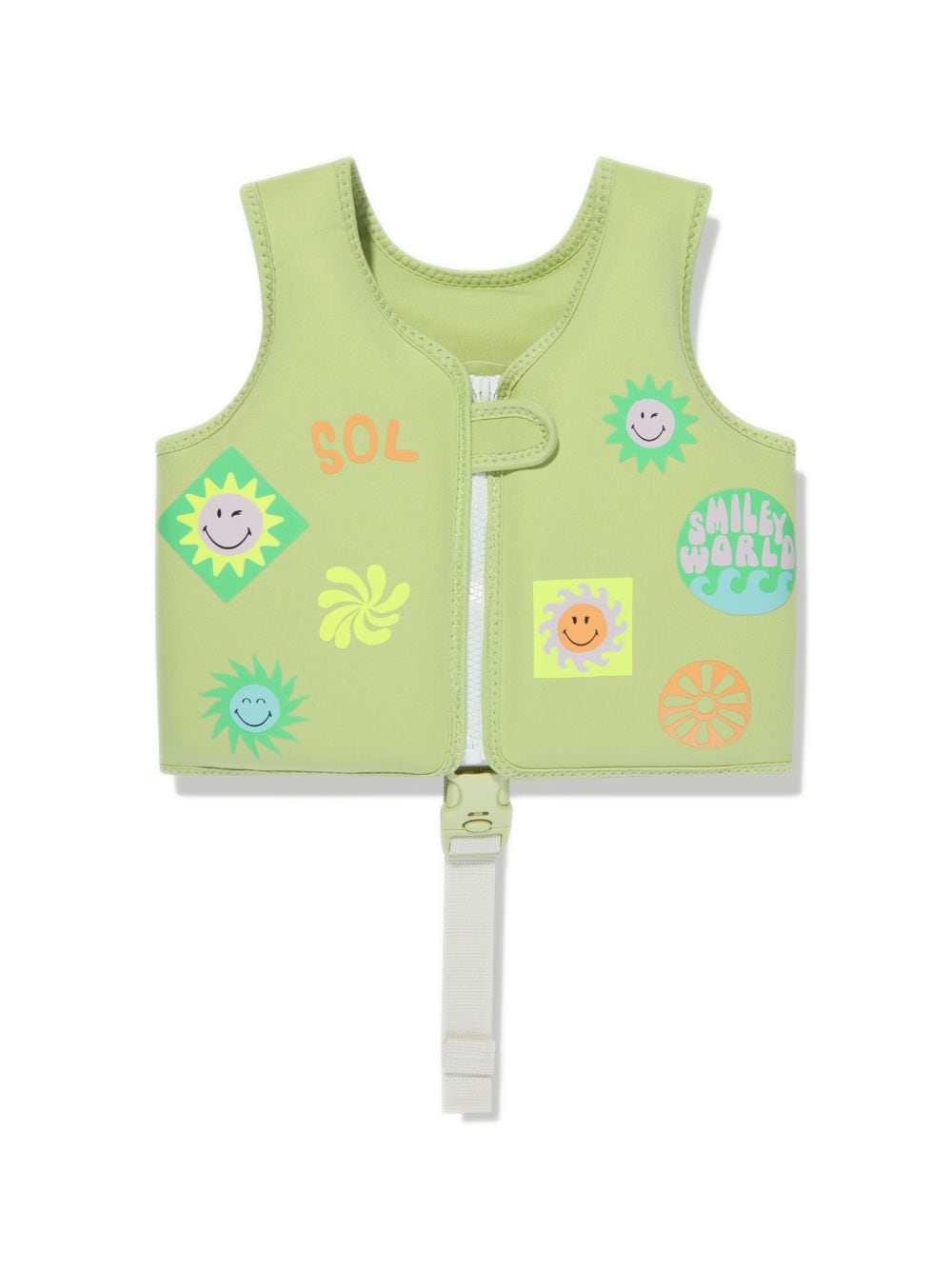 Sunnylife Kids graphic-print float suit - Green