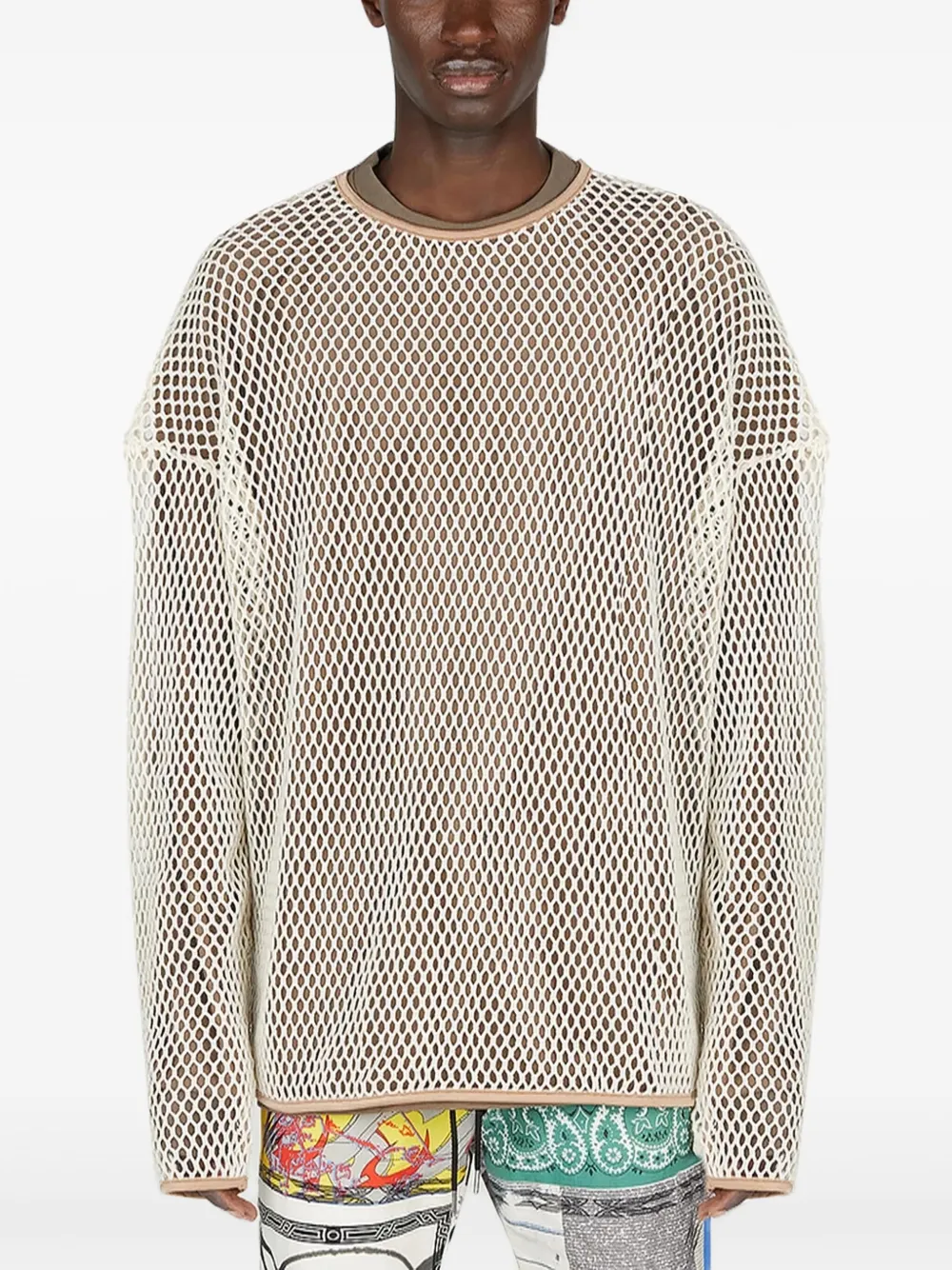 Children Of The Discordance open-knit jumper