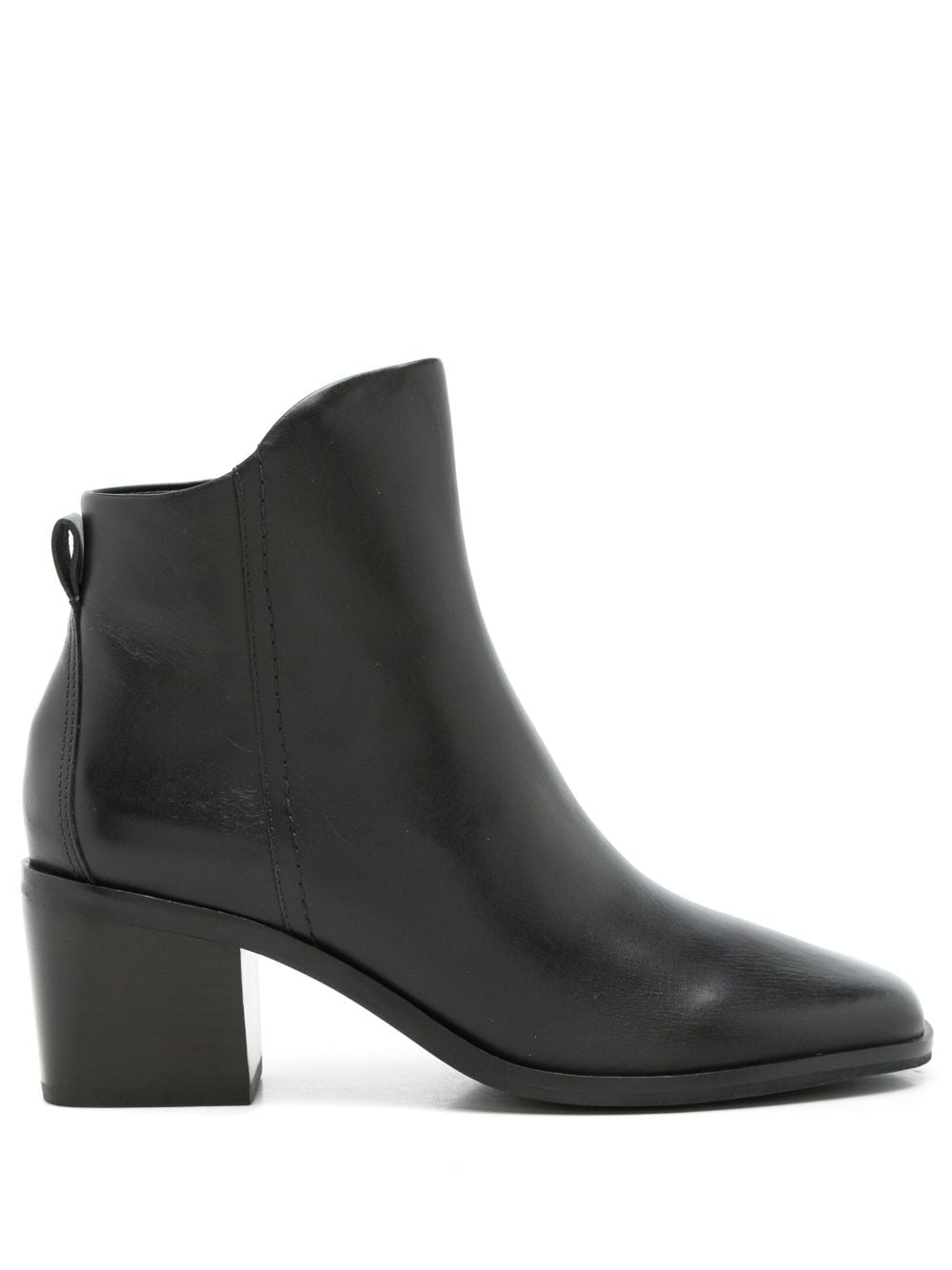 Sarah Chofakian Tilly 40mm Square-toe Boots In Black